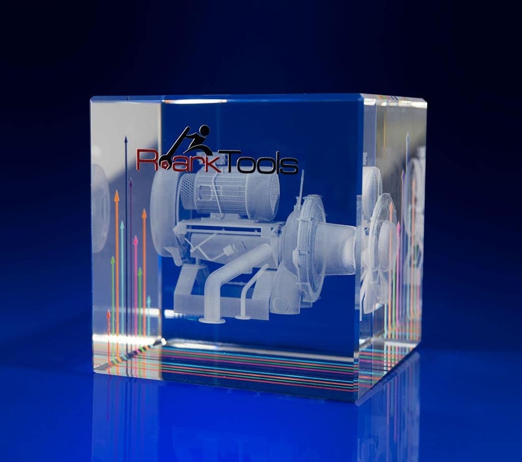 Printed Cube Paperweights, Corporate Crystal Awards, 3D Glass Cubes, Crystal Awards, Business Awards