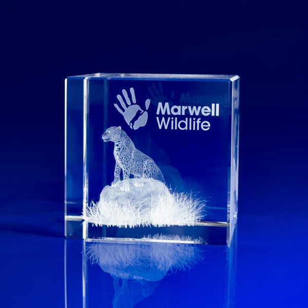 Personalised Glass Paperweight