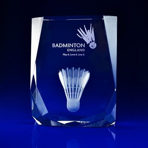 Engraved Glass Trophy