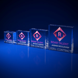 Square Award in Crystal